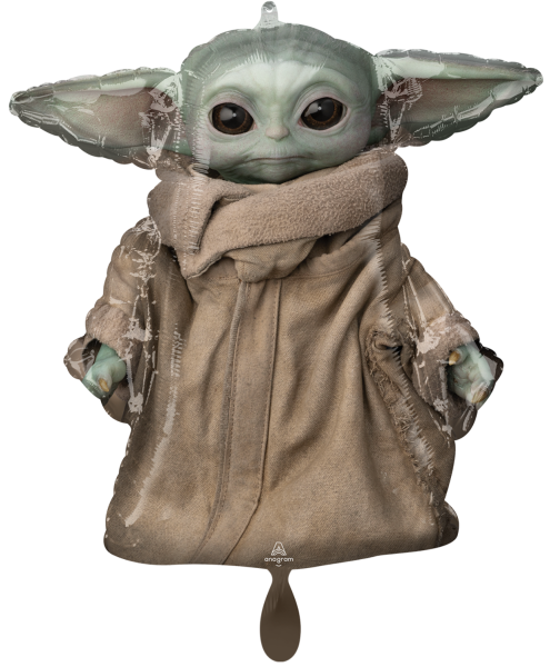 XL Folienballon Figur - Yoda, Star Wars - ø 63cm